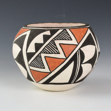 Alternative view of Lewis, Lucy - Bowl with Rain, Lightning and Plant Designs (1980s)