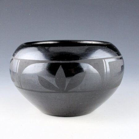 Martinez, Maria  - Bowl with Plants and Rain Designs "Marie + Santana", 1940s