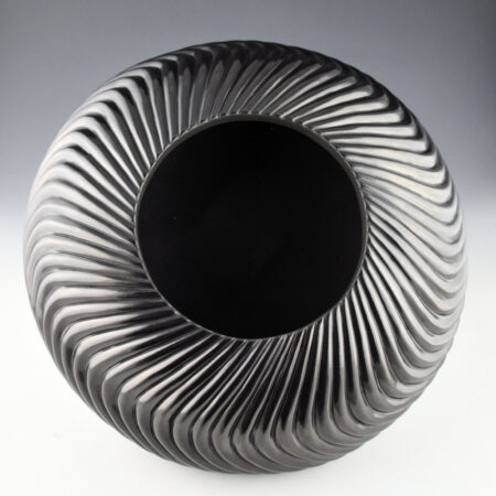 Alternative view of Youngblood, Nancy - 14" Wide 64 Rib "S" Swirl Melon Bowl