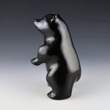 Alternative view of Gutierrez, Pula -6" Tall Standing Clay Bear (1960s)