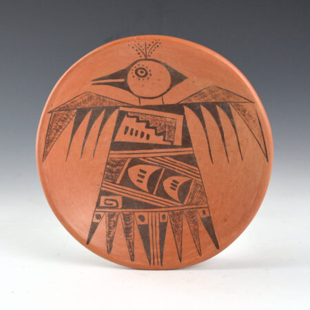 Sakeva, Beth - Round Tile with Quail (1970s)