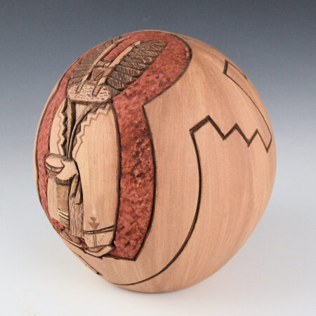 Alternative view of Nampeyo, Carla Claw - "Crow Mother" Large Seedpot