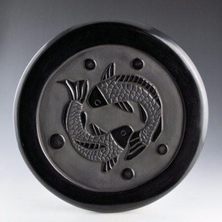 Youngblood, Christopher - 11" Plate with Two Koi Fish