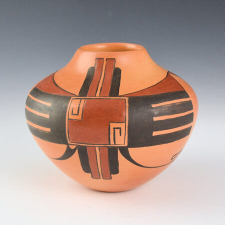 Alternative view of Quotskuyva, Dextra - Water Jar with Bird Wing Design (1980s)