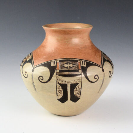 Quotskuyva, Dextra - Water Jar with Eagle Tail Design (1980s)