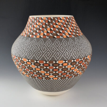 Antonio, Frederica - 9" Tall Five Color "Glowing Sunset" with Micro-Squares