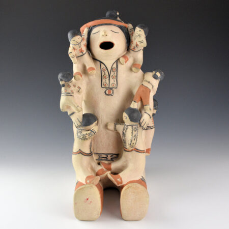 Alternative view of Cordero, Helen - 11.5" Tall Storyteller with 10 Kids (1960s)