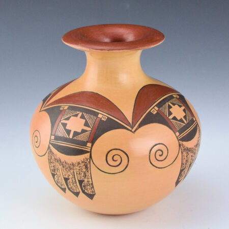 Nampeyo, Camille "Hisi" - Jar with Eagle Tails (1990s)