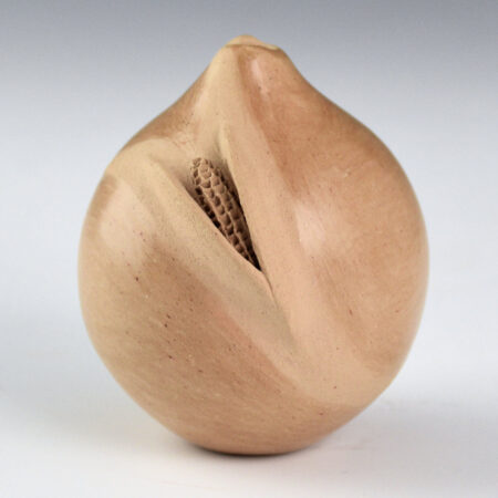 Nampeyo, Iris - Small Jar with Corn Design and Fire Clouds