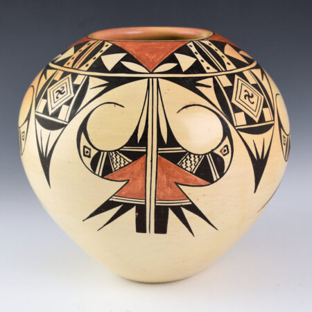 Alternative view of David, Irma - Bowl with Swirling Double Hummingbirds