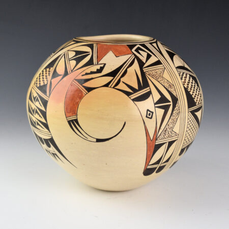 Alternative view of David, Irma - Bowl with Three Swirling Hummingbirds