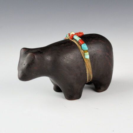 Alternative view of Namingha, Joshua - Brown Clay Fetish Bear