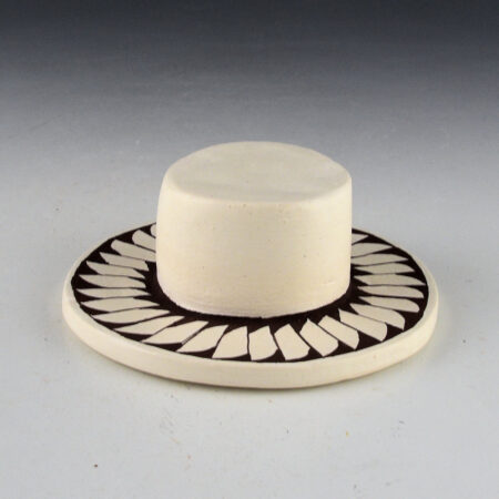 Patricio, Jacquelyn - Clay Hat with Feather Designs