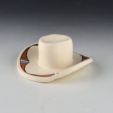 Patricio, Jacquelyn - Clay Cowboy Hat with Rain Designs