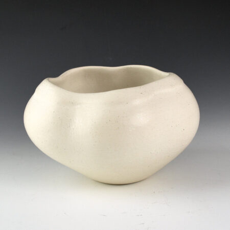 Stevens, Jacquie - Micaceous White Gourd Bowl (1990s)
