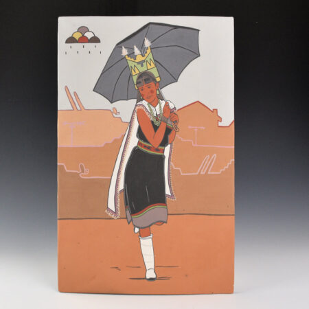 Garcia, Jason - "Singin' in the Rain" Large Corn Maiden Series Tile
