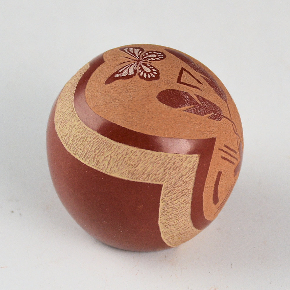 Lonewolf, Joseph - Butterfly and Star Seedpot (1981) - Image 2