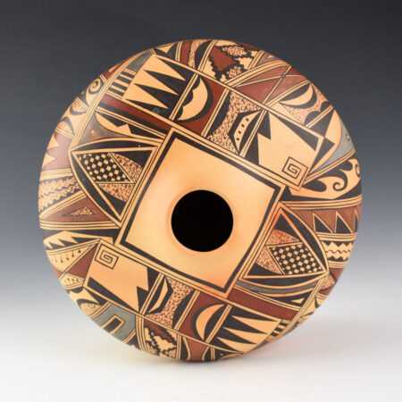Alternative view of Namingha, Les - "The Modernist" Nampeyo Shards Design Jar (2011)