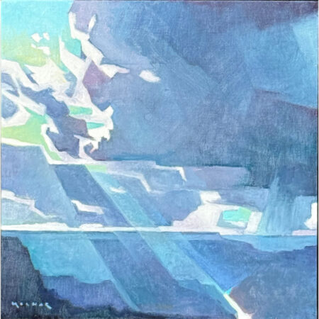 Molnar, Marcia - "Canyon Light" Oil on Board (12 x 12)