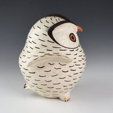 Alternative view of Chino, Marie Z. - Clay Owl Figure (1970s)