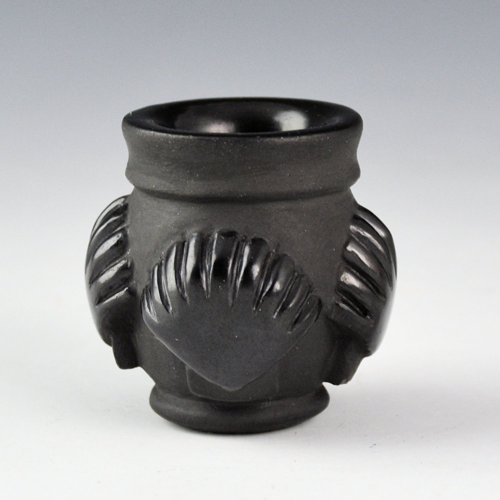 Youngblood, Nancy - Mini Jar with Four Carved Shells