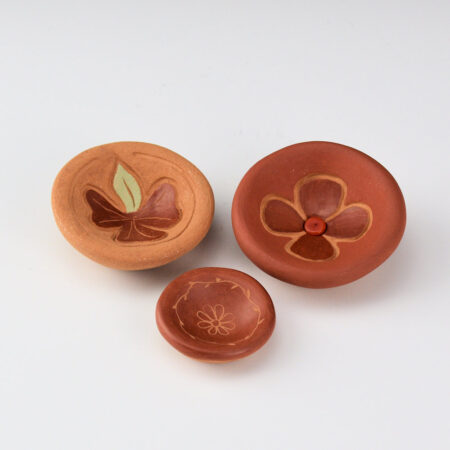 Medlock, Rochelle Jewel (21 Years Old) - "Springtime Flowers" Set of Three Small Plates