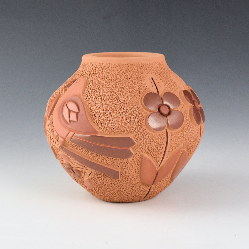 Garcia, Tammy - "Songs in the Garden" Multi-Color Jar with Birds and Flowers (2026) - Image 4
