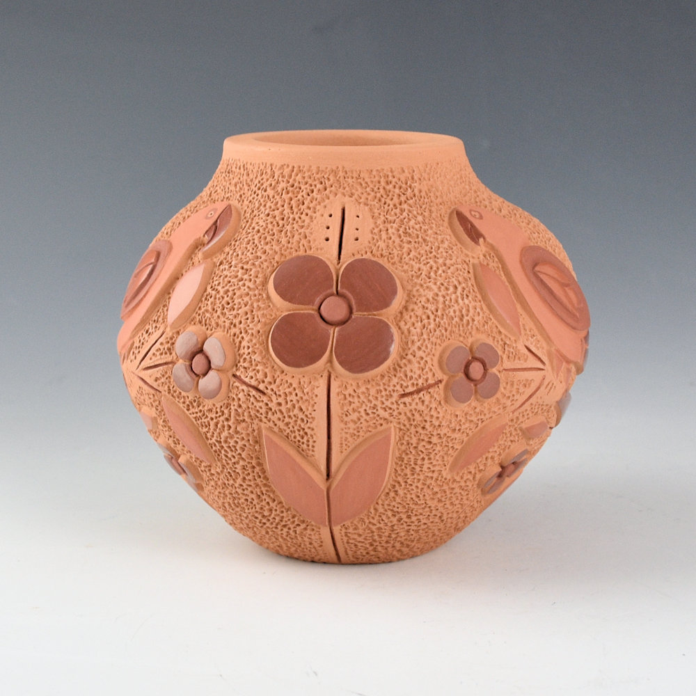 Garcia, Tammy - "Songs in the Garden" Multi-Color Jar with Birds and Flowers (2026) - Image 5