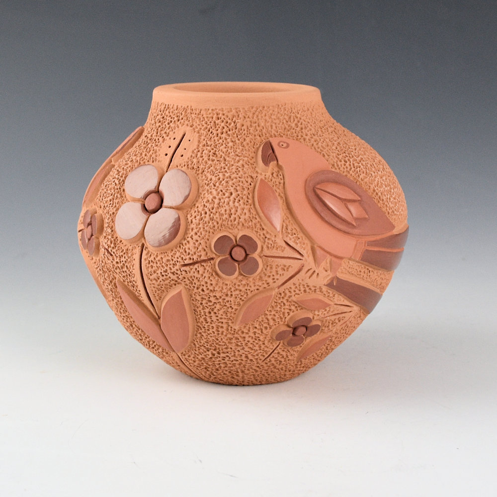 Garcia, Tammy - "Songs in the Garden" Multi-Color Jar with Birds and Flowers (2026) - Image 3