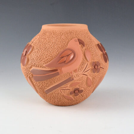 Alternative view of Garcia, Tammy - "Songs in the Garden" Multi-Color Jar with Birds and Flowers (2026)