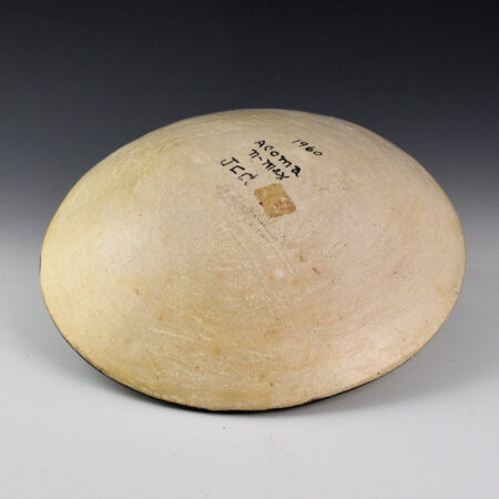 Alternative view of JCN - Acoma Plate with Lightning Designs (1960)