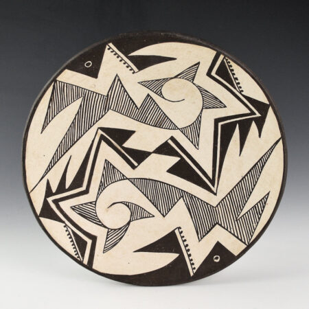 JCN - Acoma Plate with Lightning Designs (1960)