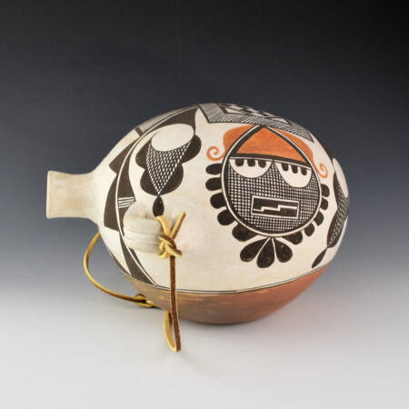 Alternative view of Leno, Juana - Large Canteen with Sunflower and Rain Designs (1960s)