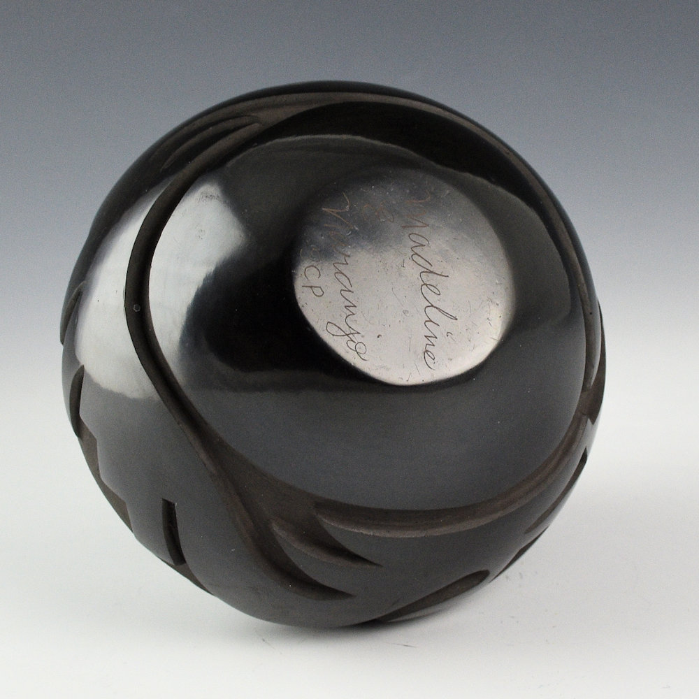 Naranjo, Madeline - "Grandmother" Double Avanyu Jar - Image 4