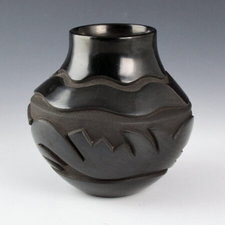 Alternative view of Naranjo, Madeline - "Grandmother" Double Avanyu Jar