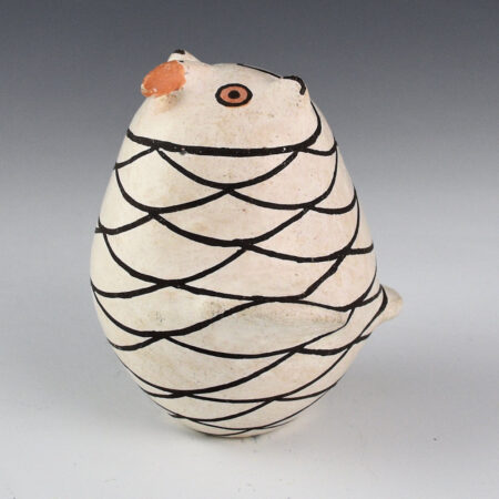 Alternative view of Chino, Marie Z. - Clay Owl Figure (1970s)