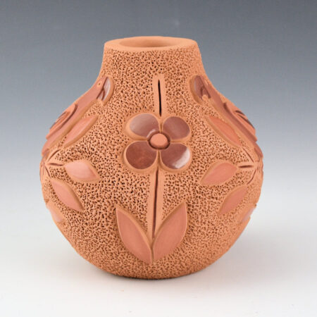 Alternative view of Garcia, Tammy - Mutli-Color Small Jar with Two Parrots and Flowers