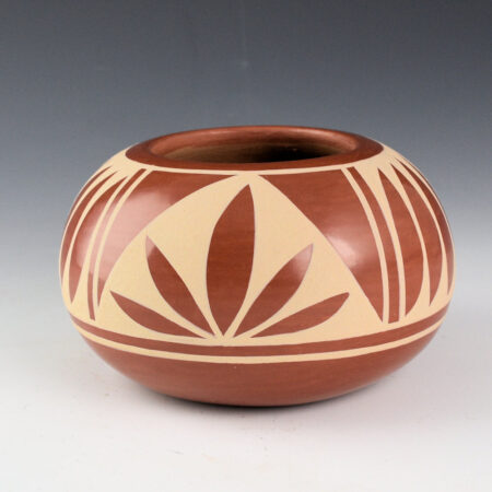 Vigil, Albert and Josephine - Bowl with Feather and Plant Designs (1970s)