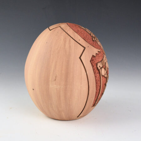 Alternative view of Nampeyo, Carla Claw - "Big Horn Sheep Katsina" Large Seedpot