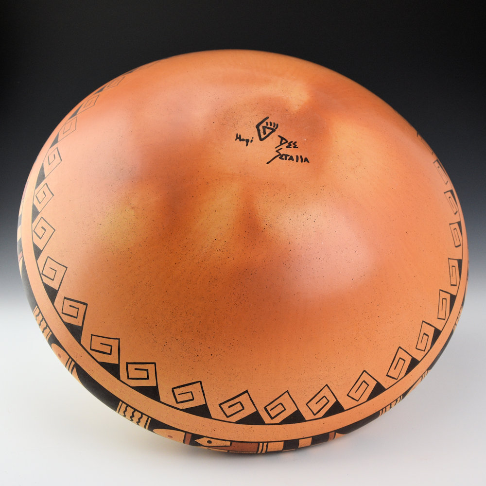 Setalla, Dee -13" Wide Jar with Grandmother Katsinas - Image 4