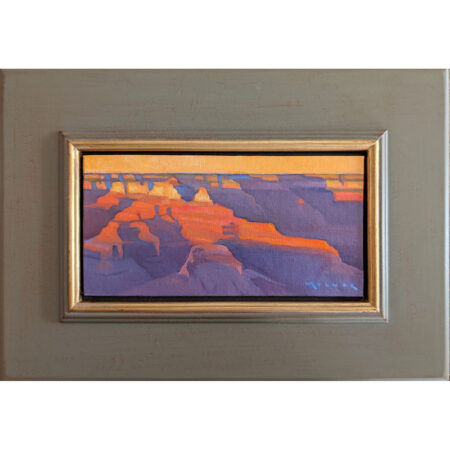 Molnar, Marcia - "Evening Romance" Oil on Board (4 x 8)