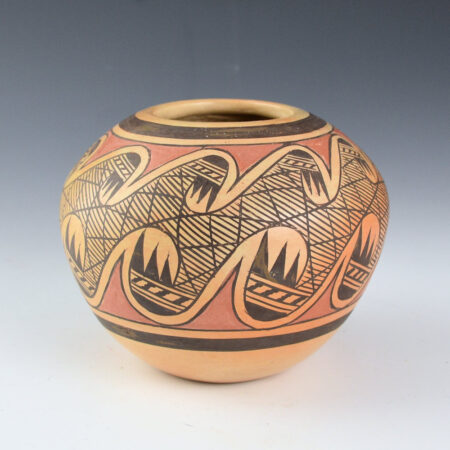 Nampeyo, Fannie - Bowl with Bird Wing Migration Patterns (1970s)