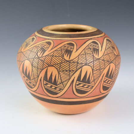 Alternative view of Nampeyo, Fannie - Bowl with Bird Wing Migration Patterns (1970s)