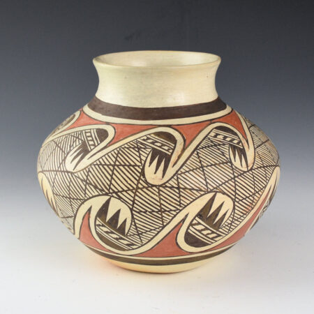 Alternative view of Nampeyo, Fannie - Jar with 14 Bird Wing Migration Patterns (1970s)
