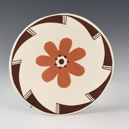 Patricio, Felisha- Small Plate with Flower and Rain Designs