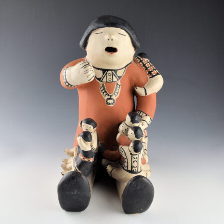 Cordero, Helen - 10" Tall Storyteller with 9 Kids (1970s)