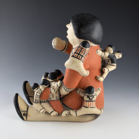 Alternative view of Cordero, Helen - 10" Tall Storyteller with 9 Kids (1970s)