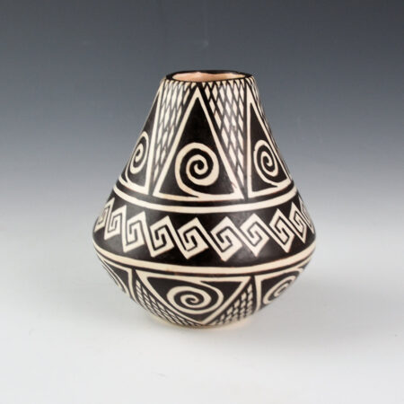Alternative view of Naha, Helen "Feather Woman" - Small Awatovi Star Jar (1980s)