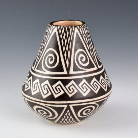 Naha, Helen "Feather Woman" - Small Awatovi Star Jar (1980s)