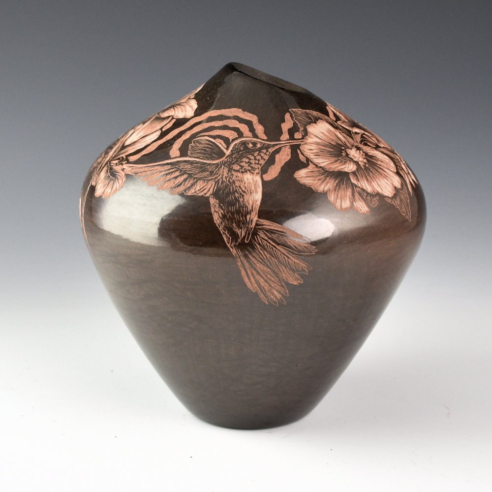 Naranjo, Johnathan - "Summertime Hummingbirds" Jar (2026)